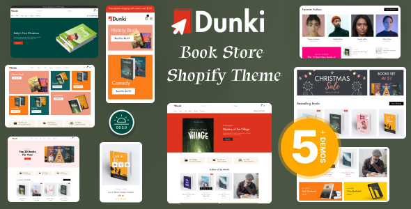 Dunki - Book Store Shopify Theme