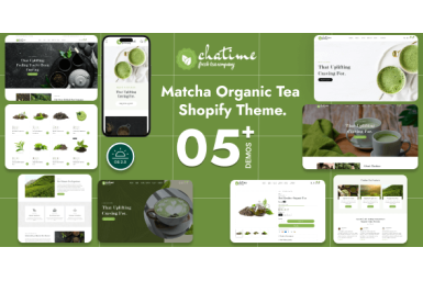 Chatime - Matcha & Organic Tea Store Shopify Theme
