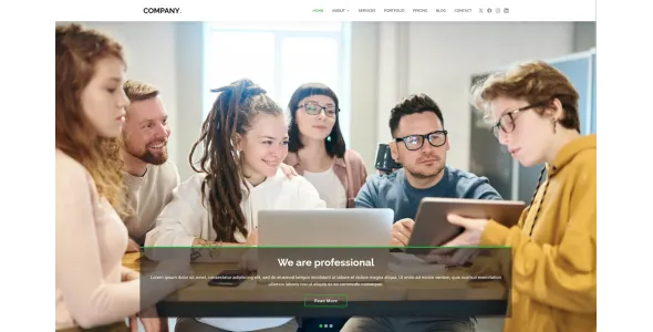 Company – Free Responsive Bootstrap 5 Business Template
