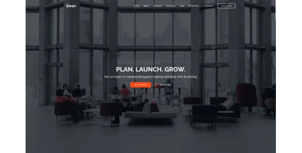 Dewi – Free Bootstrap 5 Responsive Business & Corporate Template