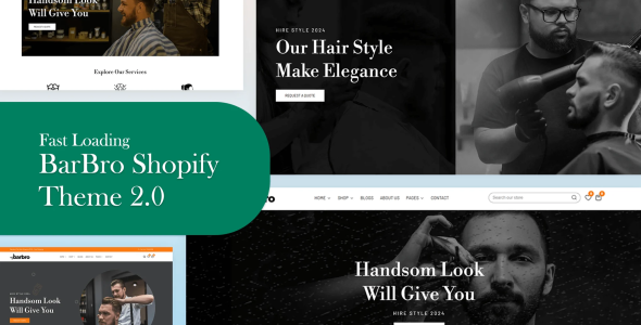 Barbro - Barbershop & Hair Salon Shopify Theme