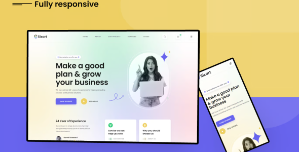 Sixart - Digital Agency HTML Template