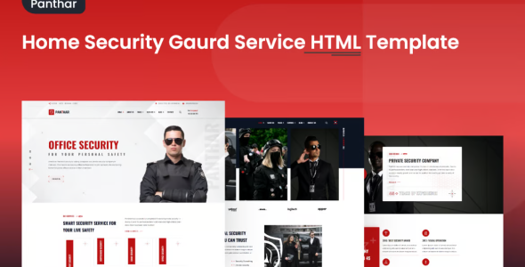 Panthar - Security Gaurd Service HTML Template
