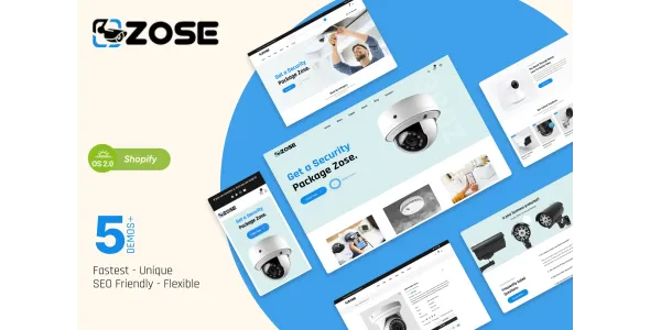 ZOSE - CCTV Security & Electronics Shopify Theme