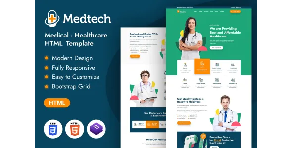 Medtech | HTML Template