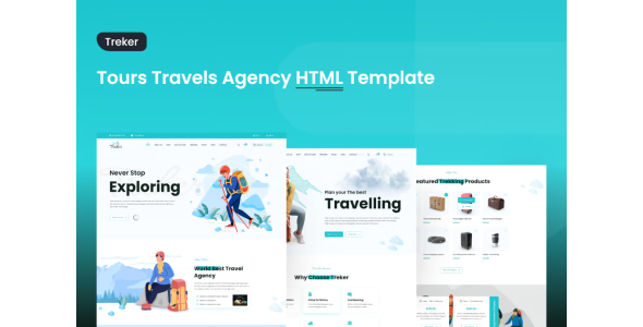 Treker - Tours and Travels Agency HTML Template