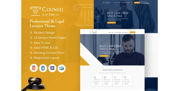 Counsel Law Firm HTML