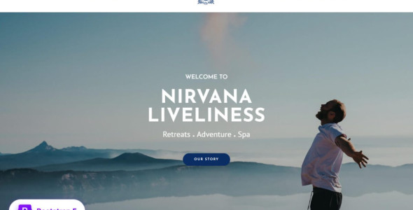 Nirvana – Interactive Bootstrap 5 Template Web design