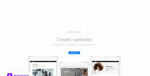 Posh – A Revolutionary New Way of Creating Websites