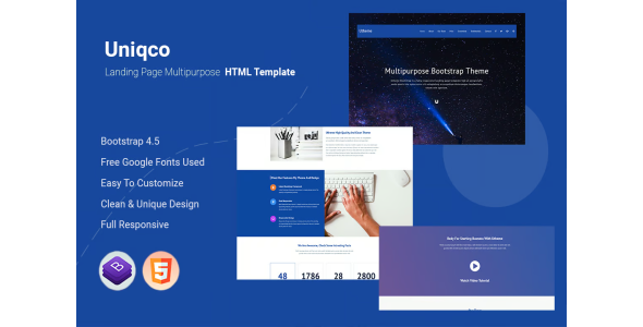 Uniqco: Versatile Landing Page Template