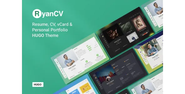 RyanCV: Ultimate Personal Portfolio & Resume Theme