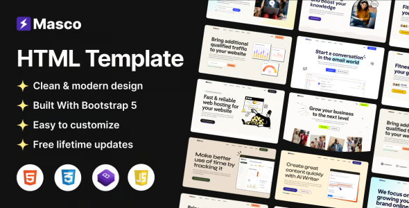 Masco multipurpose html tempalte