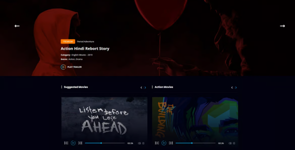Zmovo - Online Movie Video And TV Show HTML