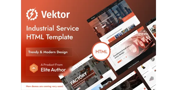 Vector - Industrial Service HTML Template