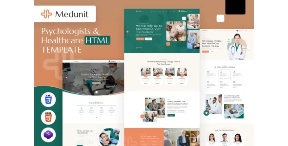 Medunit | Psychologists & Health Care HTML Templat