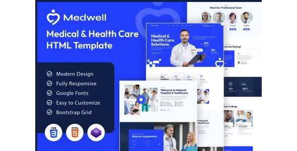 Medwell | Medical & Health Care HTML Template