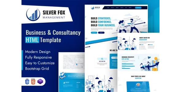 Silver Fox | Business & Consultancy HTML Template