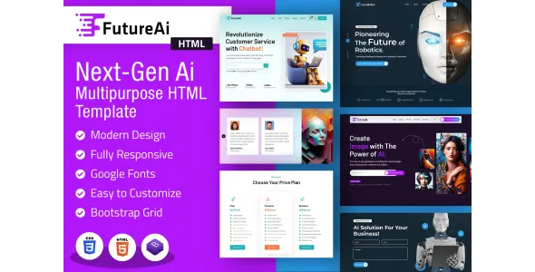 Future AI | Robotics Multipurpose HTML Template
