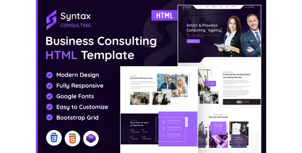 Syntax | Consulting Services HTML Template