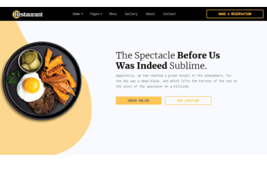 Restaurant Pro – Elegant Restaurant Website Template